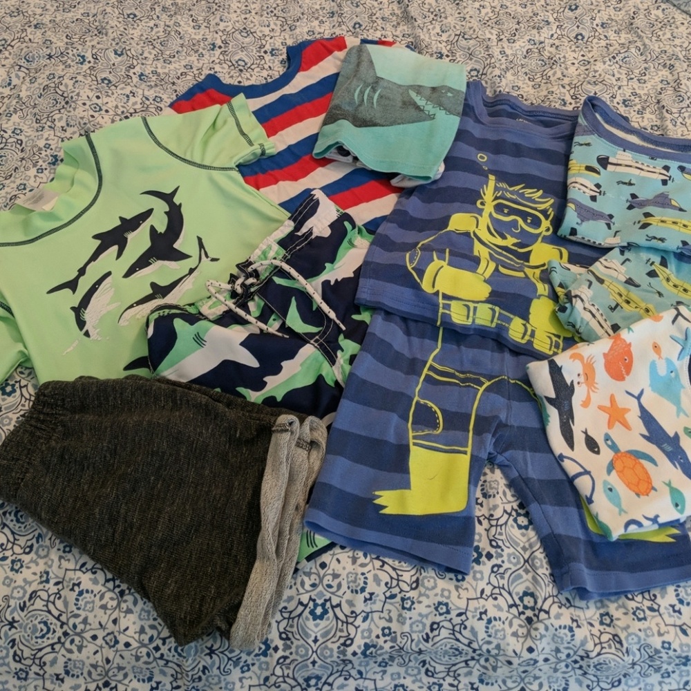 Lot of toddler boy clothes